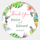 Recherche de oiseaux exotiques autocollants Hibiscus