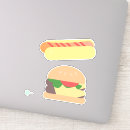 Recherche de hamburger stickers Biscuit