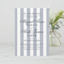 Recherche de rayé mariage invitations Bleu poussiéreux