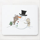 Search for happy snowman mousepads Christmas tree