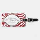 Recherche de motif de zèbre bagages étiquettes Rayures