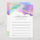 Search for baby shower words of wisdom advice cards Elegant