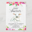 Search for lamb baby girl shower invitations Sweet