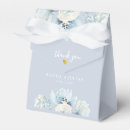 Search for dusty blue wedding favour boxes Watercolor flowers