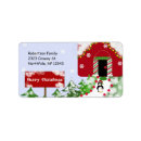 Search for north pole return address labels Santas workshop