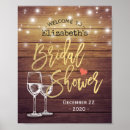 Search for vintage champagne posters Bridal shower