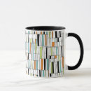 Search for modern pattern mugs Teal