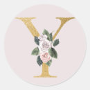 Search for initial y stickers Pink