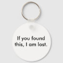 Search for lost keys keychains White