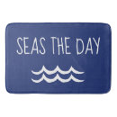 Search for nautical bath mats Navy
