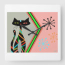 Recherche de chat moderne horloges Atomique