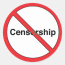 Search for censorship stickers Banned books