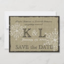 Recherche de snowflake save the dates Couple
