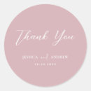 Search for pink and white wedding stickers Simple