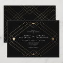 Recherche de grandes gatsby mariage invitations Mariée