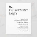 Search for were engaged invitations Black and white