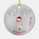 Search for jack russell ornaments Red