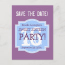 Search for save the date sweet 16 invitations Celebration