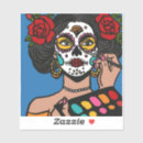 Recherche de día de muertos autocollants Mexicain