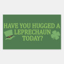 Search for funny leprechaun stickers Shamrock