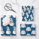 Search for ugly christmas sweater wrapping paper Blue