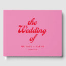 Search for retro wedding guest books Boho