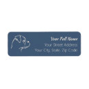 Search for dog art return address labels Simple