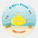 Search for submarine stickers For kids