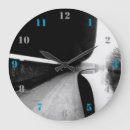 Search for urban clocks Black and white