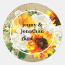 Search for sunflower on burlap stickers Thank you
