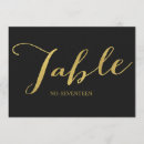 Search for glamour table cards Golden