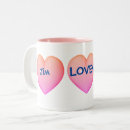 Search for romantic heart mugs Girlfriend