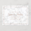 Search for marble save the dates Rose gold