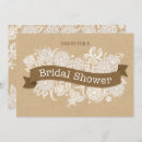 Search for kraft paper bridal shower invitations Elegant