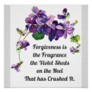 Search for forgiveness posters Purple
