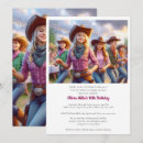 Recherche de western birthday invitations Fille