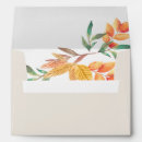 Search for autumn leaf envelopes Watercolor