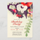 Search for art birthday invitations Floral