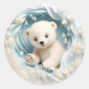Search for baby polar bear stickers Winter wonderland