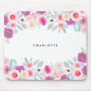 Recherche de rose violet tapis souris Pastel