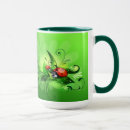 Recherche de coccinelle tasses Fleur