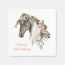 Search for horse napkins Girly