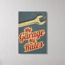 Search for garage canvas prints Retro