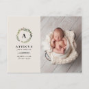 Search for rustic birth announcement cards Vintage