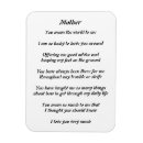 Recherche de poeme magnets Mother
