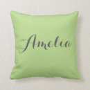 Search for green and gray pillows For her