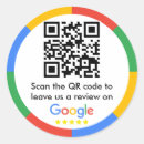 Search for my stickers Business review link