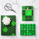 Search for shamrock wrapping paper Irish