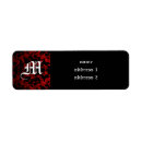 Search for goth wedding return address labels Elegant