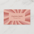 Search for groovy business cards Pink